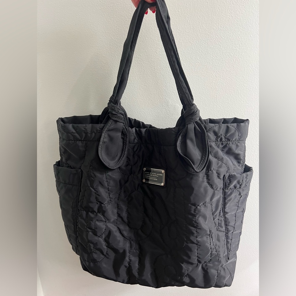 Marc By Marc Jacobs Black Quilted Tote